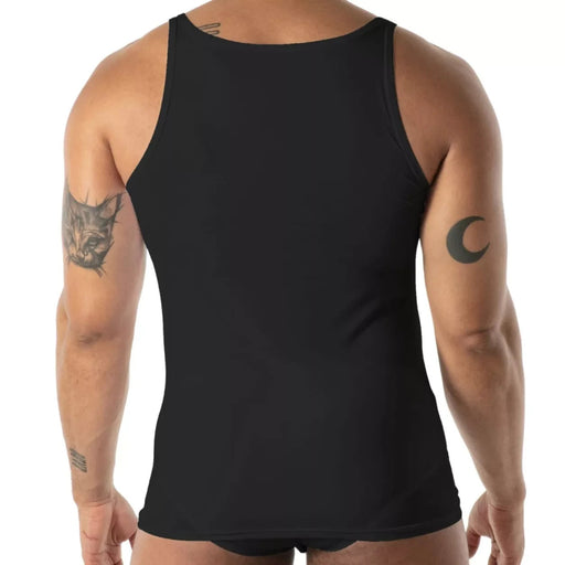 TOF PARIS Mon Amour Microfiber Tank Top Ultra-Soft in Black 55