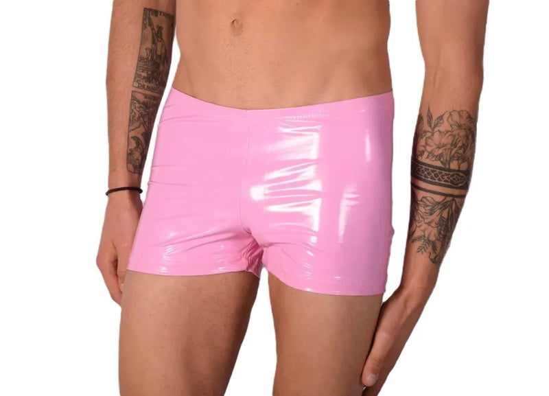 XS SMU Faux Leather Look Hipster Underwear Barbie Pink 43150 MX12