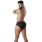 TOF PARIS Briefs Mon Amour Microfiber Low-Rise Brief in Black 55