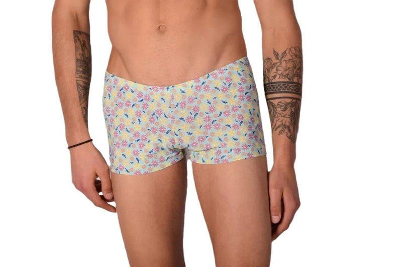 XS SMU Mens  Hipster Underwear Mint Print 43114 MX12