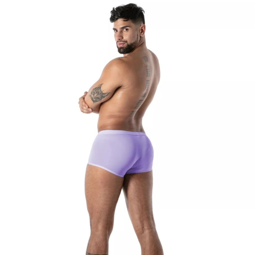 TOF PARIS Trunk Mon Amour Microfiber Low-Rise Boxer in Purple 56