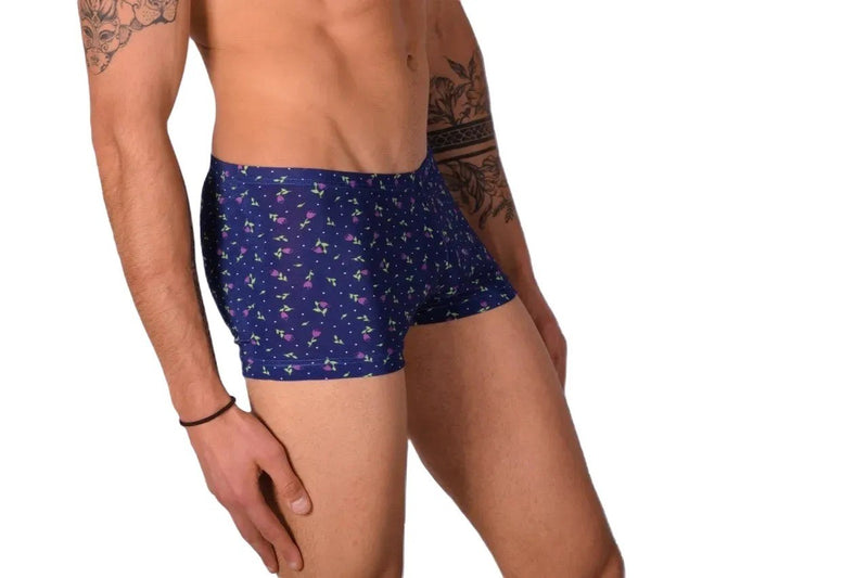 XS SMU Mens Hipster Underwear Tulips Navy 43113 MX12