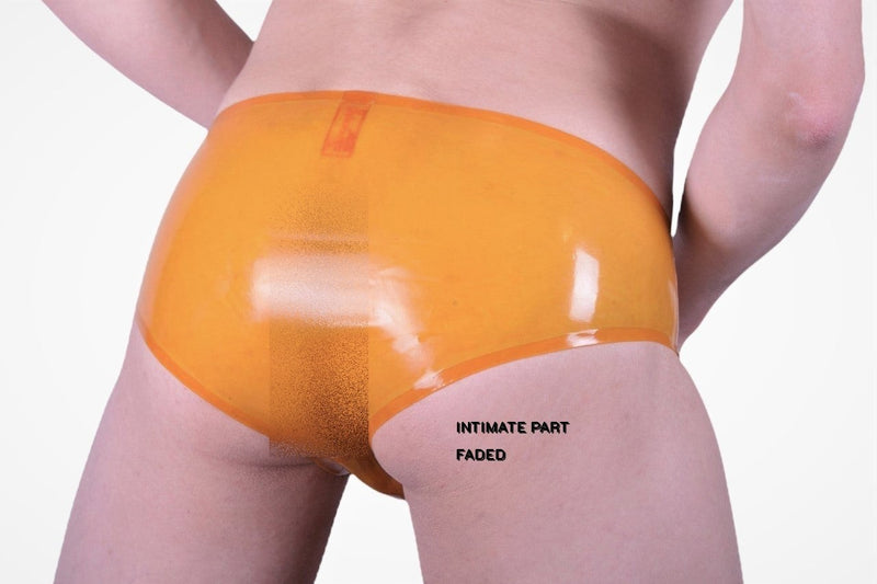 Small Polymorphe Men's Latex Brief Yellow See-Through UN-015A 8