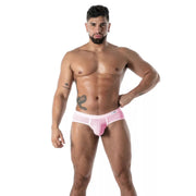 TOF PARIS Briefs Mon Amour Microfiber Low-Rise Brief in Pink 55