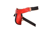 SMU Red Leather Jock Stretch Band Jockstrap 32'' 36'' 8027 MX25