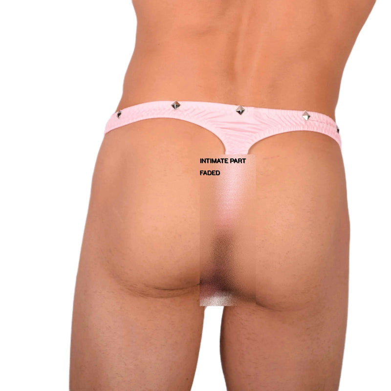 XS SMU Sensual big pouch size Light Pink Thong 33864 MX17