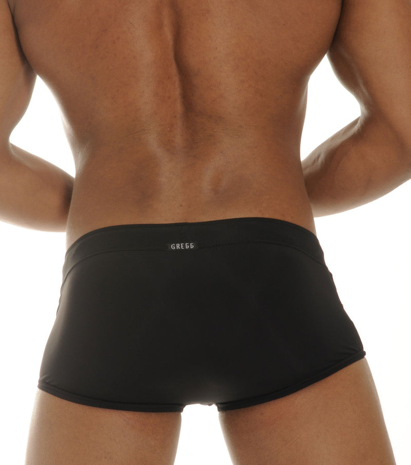 Gregg Homme Swim Trunk Shock Brazilian Cut Swimwear Black 45565 MX6
