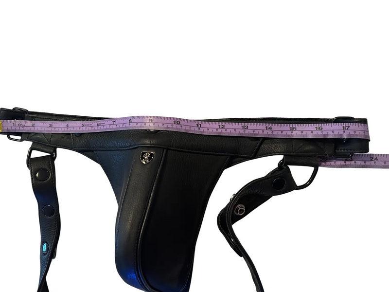 Medium SMU Leather Jockstrap Removable Codpiece 8022 MX25