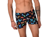 XS SMU Mens Swim Hipster Underwear Butterflies 43112 MX12