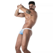 TOF PARIS Thongs Mon Amour Ultra Soft Microfiber Thong in Blue 57