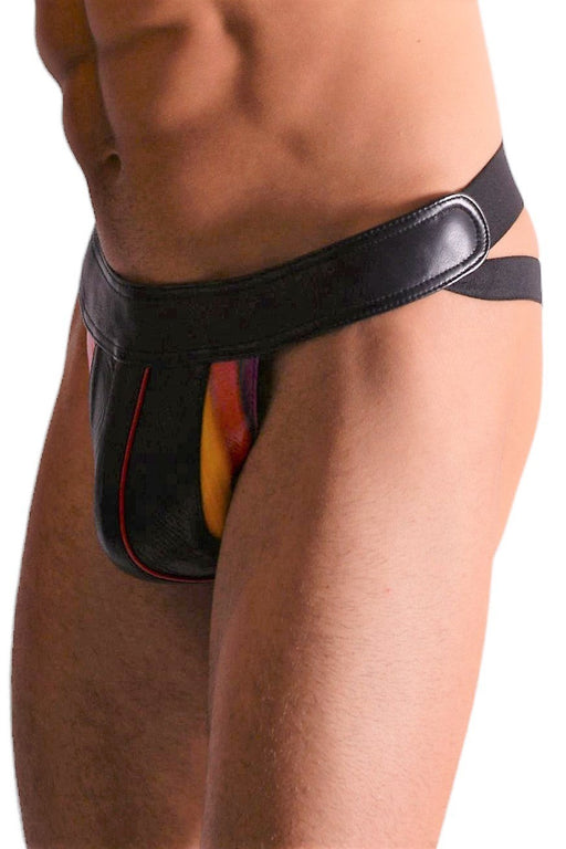 SMU Sexy Men Leather Shop Pride Harness Jockstrap 32'' 36'' CH6