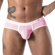 TOF PARIS Briefs Mon Amour Microfiber Low-Rise Brief in Pink 55