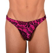 SMU Sensual Purple Black Hot Thong 33871 MX17