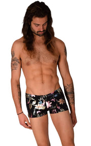 XS SMU Mens Hipster Flash Flower Mini Boxer 43121 MX12