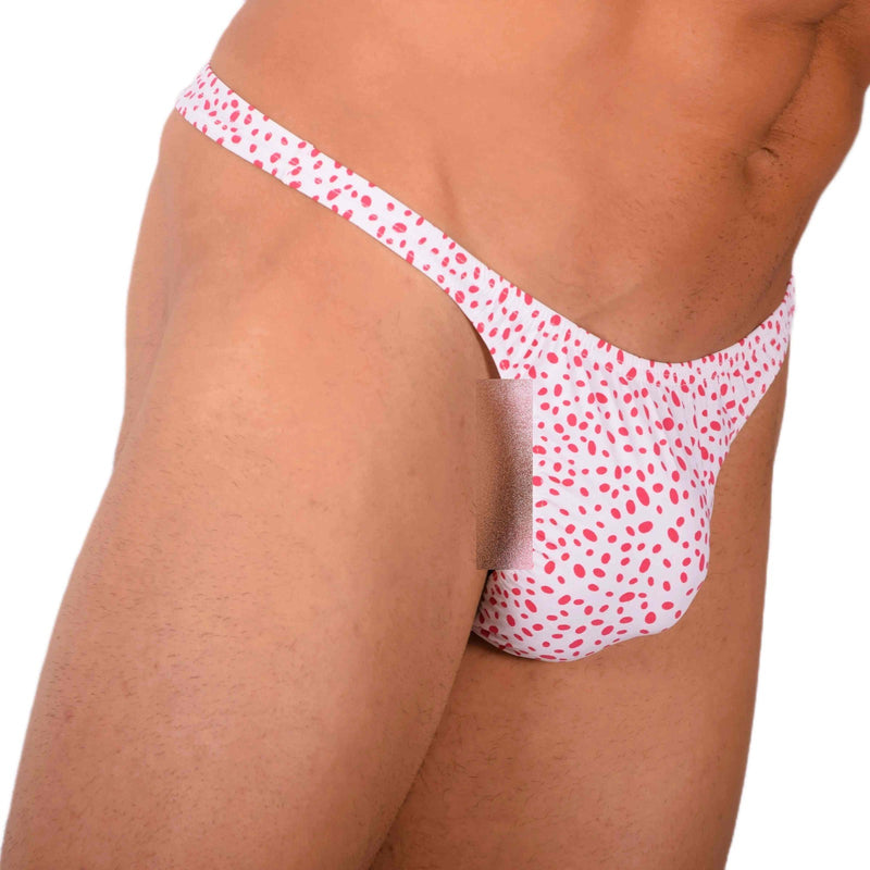 XS SMU Hot Red and White Sensual Thong 33857 MX17
