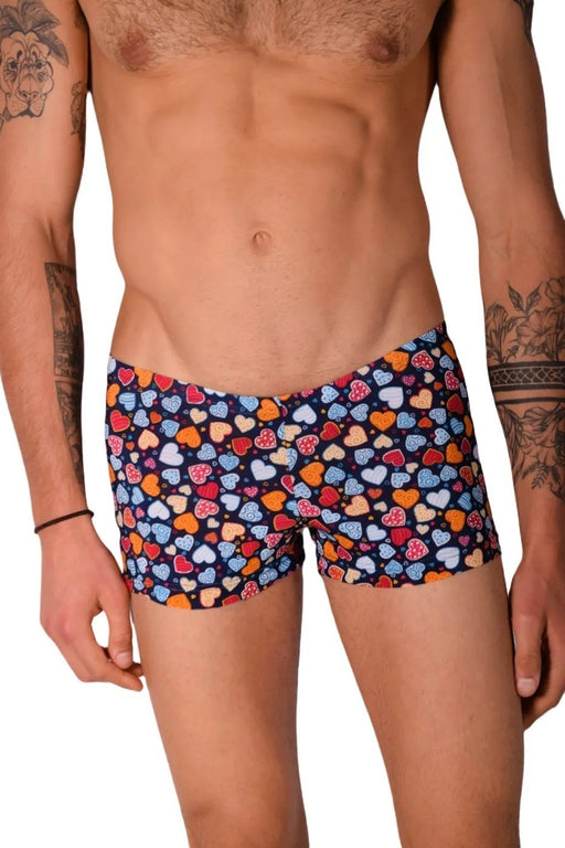XS SMU Mens Hipster Super Mixed Hearts  43101 MX12