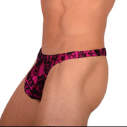 SMU Sensual Purple Black Hot Thong 33871 MX17