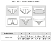 PUMP! Match Point Brief Micromesh Piping Cotton Cup Briefs 12092 34