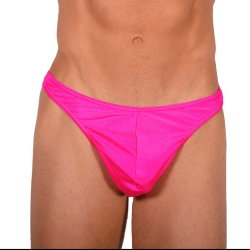 S SMU Men Swim Tanning Underwear Thongs Pink 33804 MX17