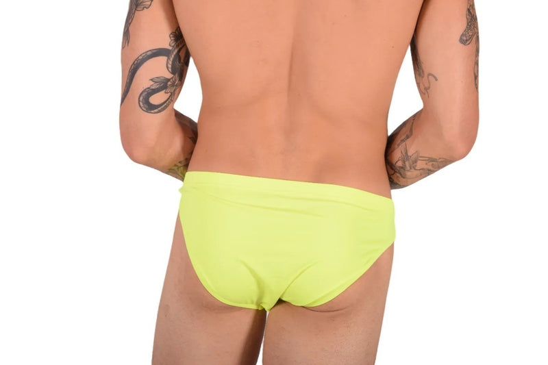 XL Swimwear SMU Detachable Shape Retention Swim-Brief Lime 33801 MX22