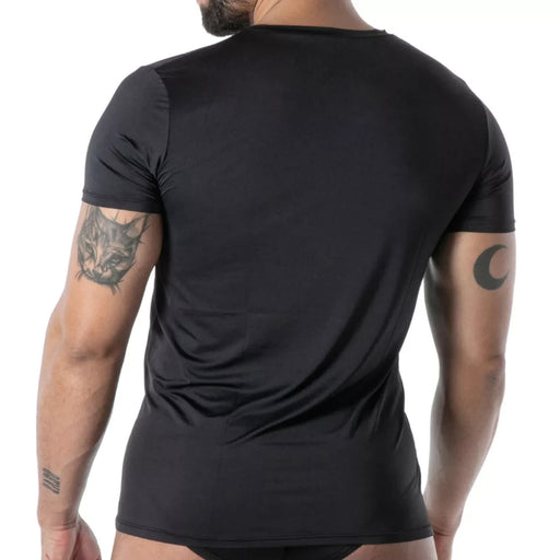 TOF PARIS Mon Amour Microfiber T-Shirt Fitted Cut Ultra Soft in Black 56