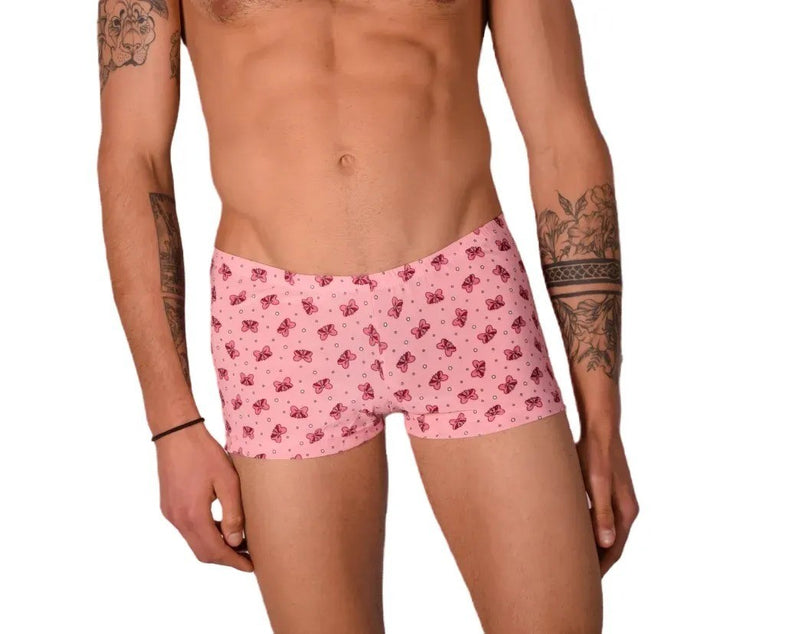 XS SMU Mens Hipster Underwear Pink Bows 43155 MX12