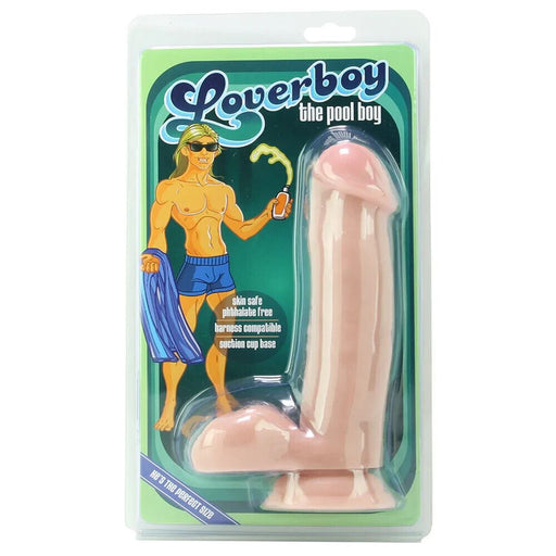 7" Dildo 'THE POOL BOY' BLUSH Are You Ready for Your Loverboy? Non - Porous PVC - SexyMenUnderwear.com