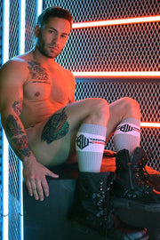 9 - 12 BREEDWELL Long Knee Socks Locker - Room College School Sock Grey 197