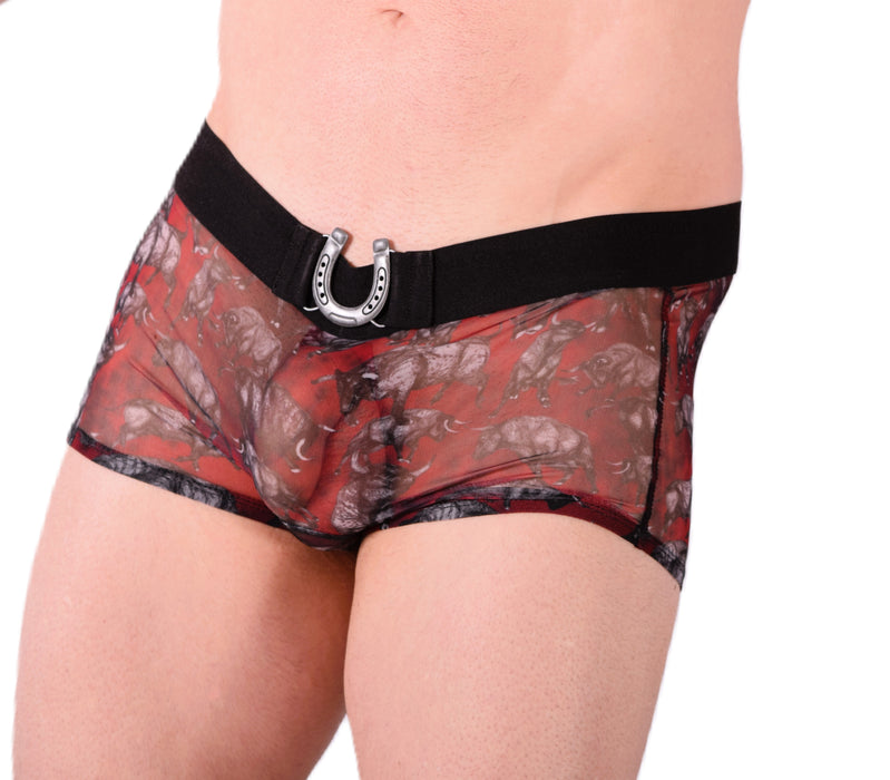 Gregg Homme Boxer Charger Mesh See trough Trunk Horseshoe 133005 130