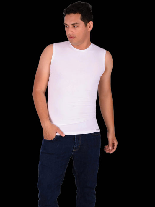 DOREANSE Classic Tank Top Muscle Tank White 2235 4A