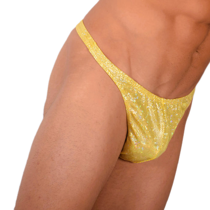 S SMU Sexy Party Yellow Thong 33831 MX17