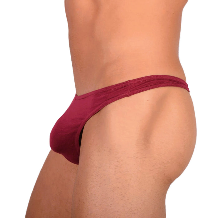 Doreanse Thongs Hang Loose Low-Rise Lean Cut Thong Bordeaux Red 1280 12