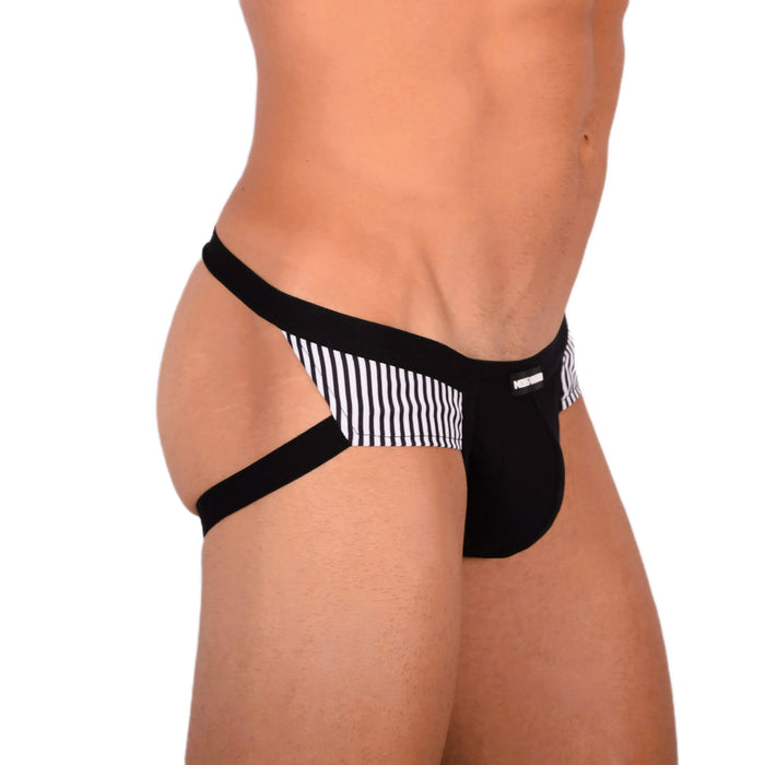 Jockstrap Modus Vivendi Viscose Jock Collection Animal Noir 06816 3