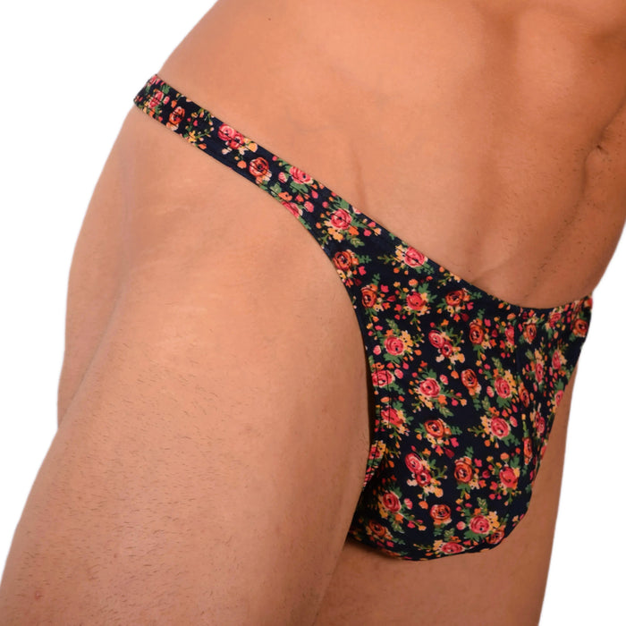 S SMU Sexy Floral Explosion Thong 33821 MX17