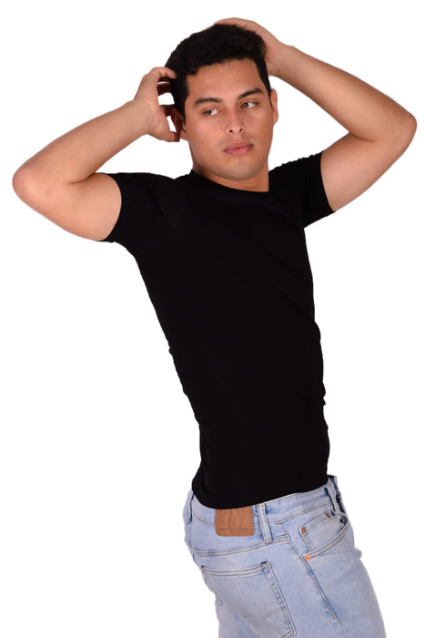 DOREANSE T-Shirt Classic Black Coton Shirts 2535 2