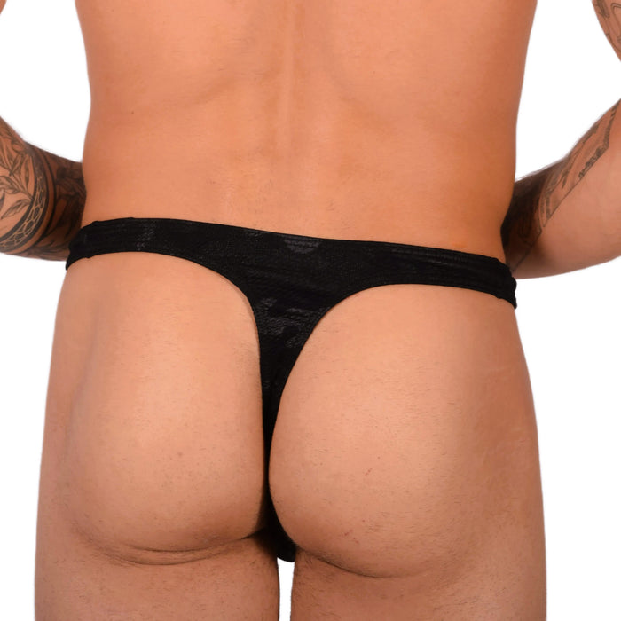 L Wojoer Sexy Deep Black Thong 33936 MX18