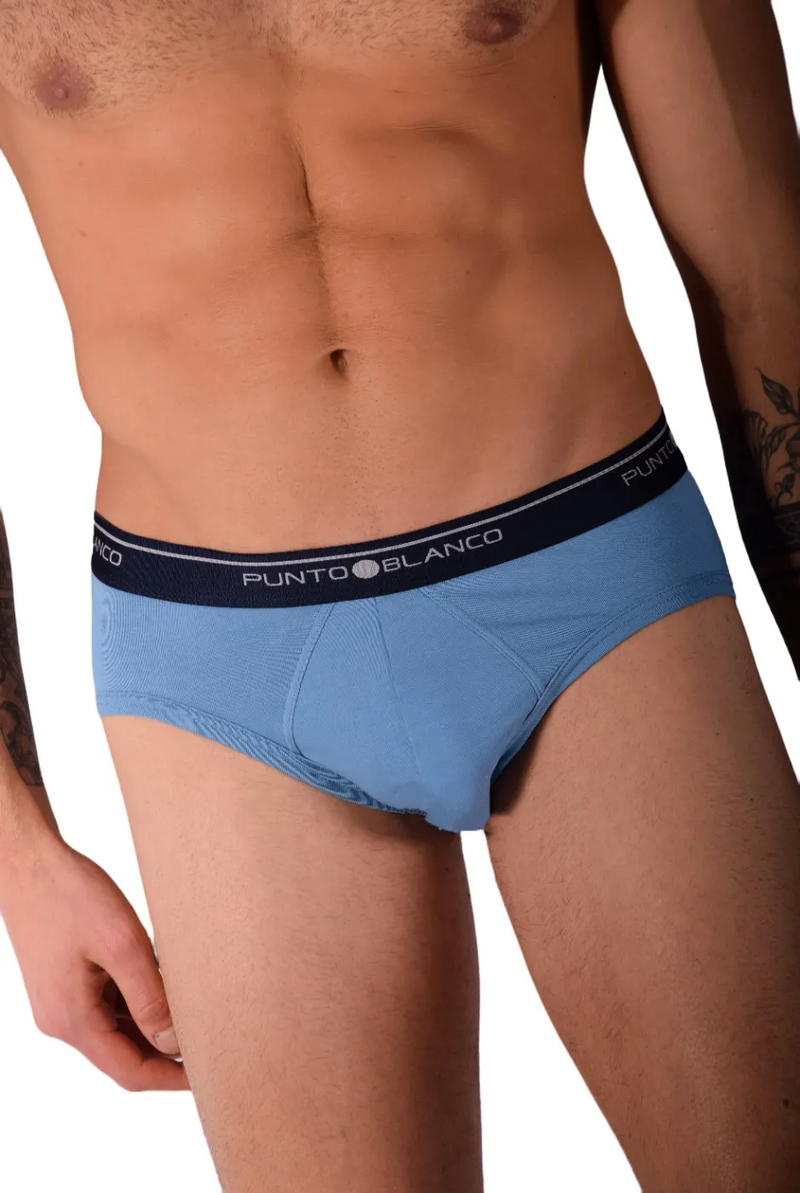 Slip petit Basix Punto Blanco 53489-10 Bleu clair P18