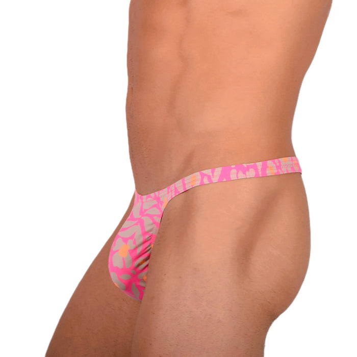 S SMU Sexy Grey Pink Thong 33824 MX17