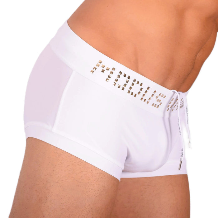 Modus Vivendi Swim-Short Maillot de bain Brésil métallisé Blanc BS1821 18