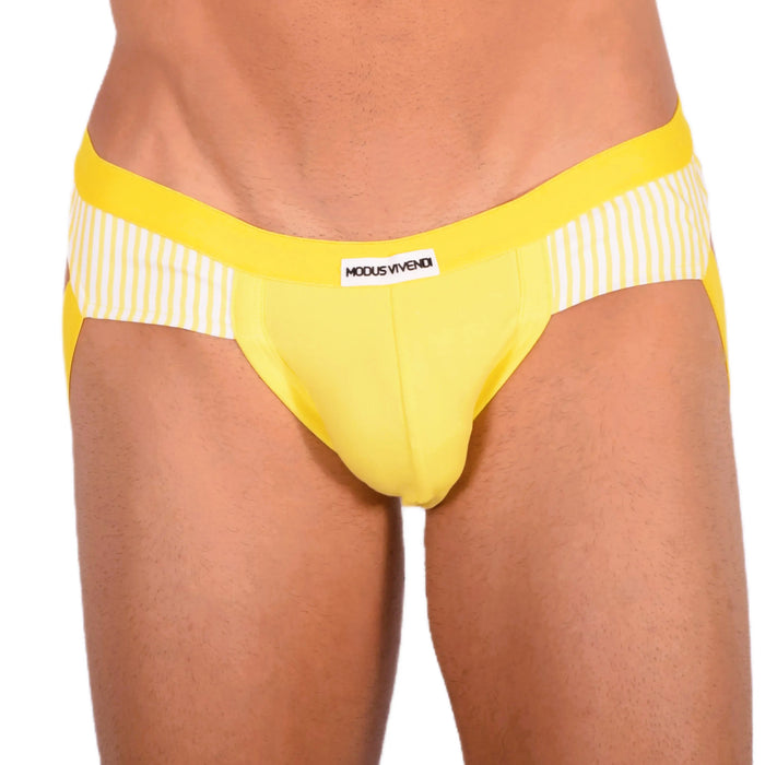 Jockstrap Modus Vivendi Fashion Jocks Animal Line Jaune 06816 17