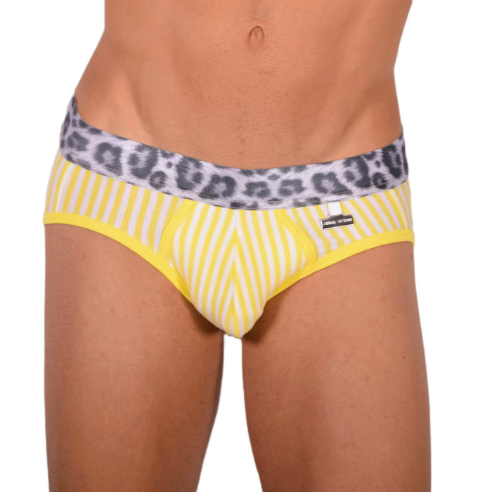 Modus Vivendi Boxer-Jock Combo Bottomless Viscose BackLess Jaune 06813 7