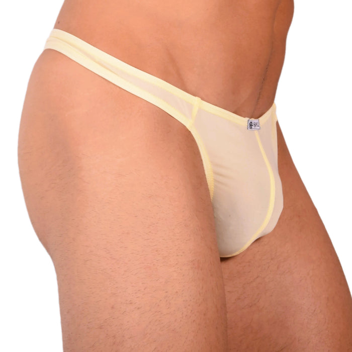 S SMU Sensual Light Yellow Thong 33630 MX14