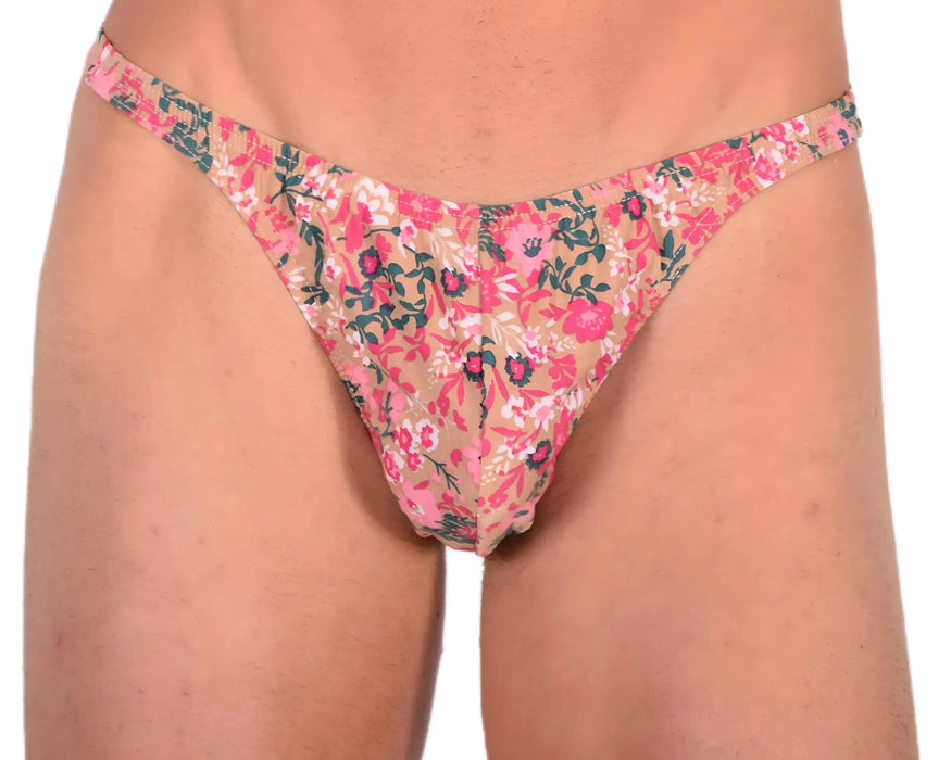 S/M SMU Sensual Thong Brown Garden 33524 MX13