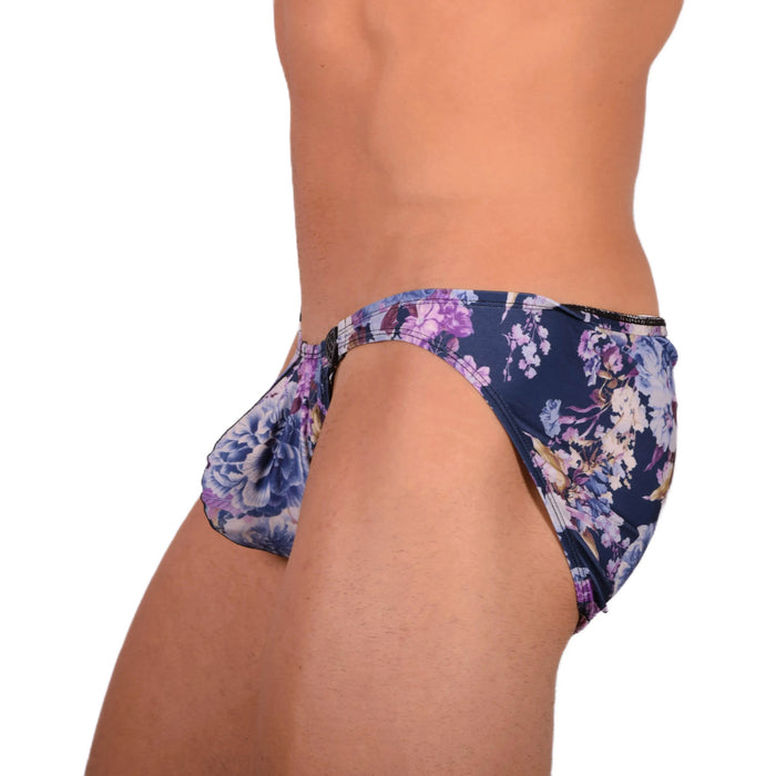 M Gregg Homme Sexy Detachable Floral Explosion Brief 33947 MX18