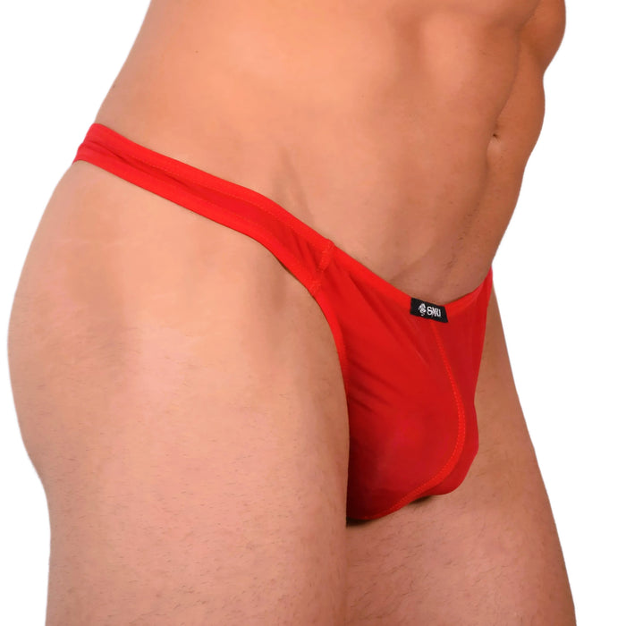 S SMU Sensual Red Thong 33633 MX14