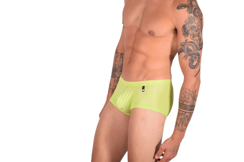 XS Gregg Homme Boxer Trunk Boytoy Luminous Spandex Lime 95005 165