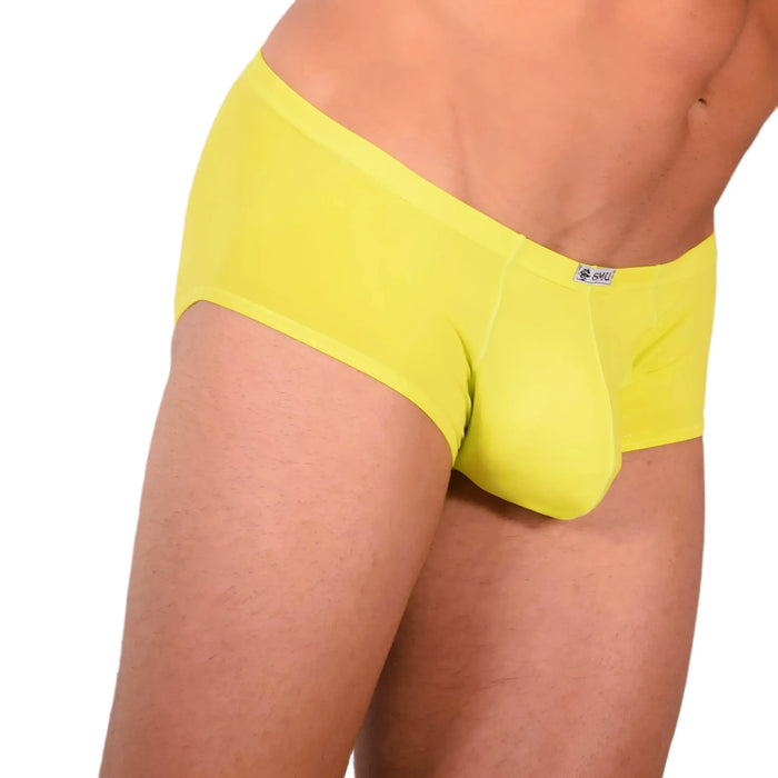 S SMU Sensual Neon Yellow Mini Boxer 33638 MX14