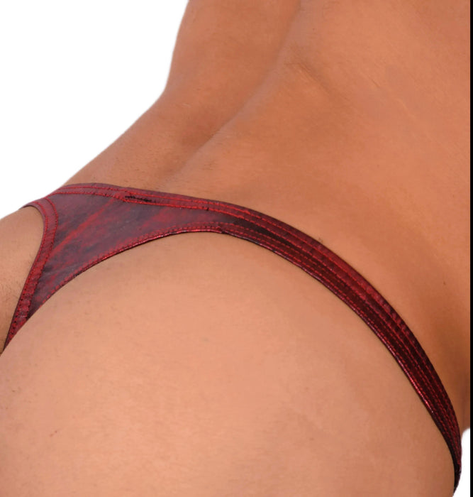 XS SMU Sensual Red Party Thong 33861 MX17