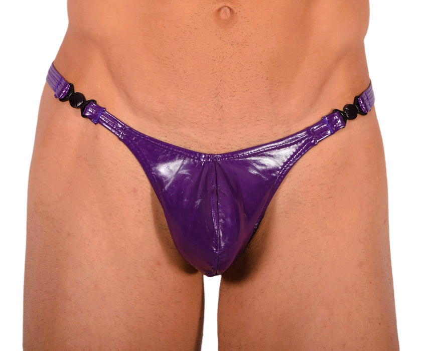 M SMU Sexy Purple Detachable Thong 33926 MX18