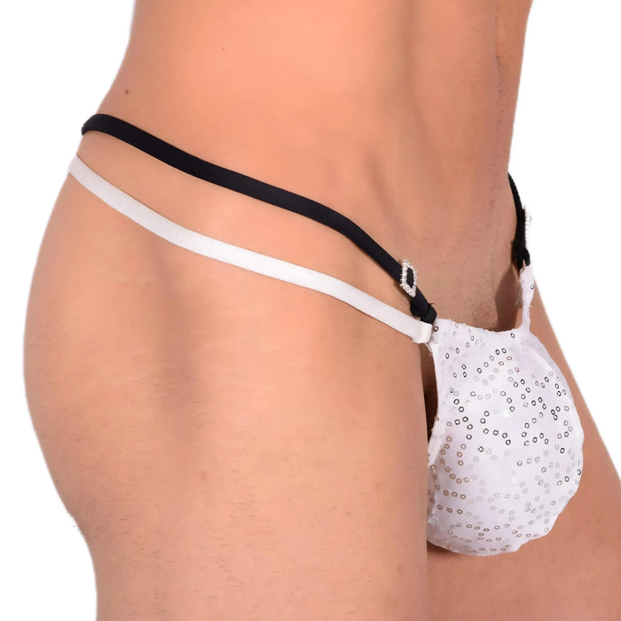 M/L SMU Sexy Pure White Party Thong 33546 MX13